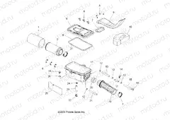 ENGINE | ENGINE, AIR INTAKE SYSTEM - A11MH46AX/AZ (49ATVAIRBOX11SP400)