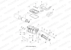 ENGINE | ENGINE, AIR INTAKE SYSTEM - A11MH50FF (49ATVAIRBOX11SP500)