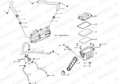 ENGINE | ENGINE, AIR INTAKE SYSTEM - A13FA09AA (49ATVAIRBOX12SP90)