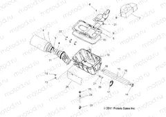 ENGINE | ENGINE, AIR INTAKE SYSTEM - A13MH76FF (49ATVAIRBOX12SP800)