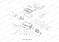 ENGINE | ENGINE, AIR INTAKE SYSTEM - A13MN50ET/EX (49ATVAIRBOX11SP500TR)