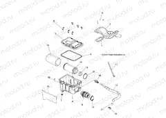 ENGINE | ENGINE, AIR INTAKE SYSTEM - A15SEA57HA (49ATVAIRBOX15570MD)