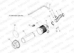 ENGINE | ENGINE, AIR INTAKE SYSTEM - R08RF68AD/AF/AZ (49RGRAIRBOX077006X6)