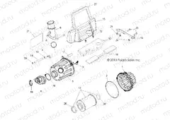 ENGINE | ENGINE, AIR INTAKE SYSTEM - R11VH76/VY76 ALL OPTIONS (49RGRAIRBOX11RZRS)