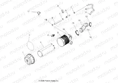 ENGINE | ENGINE, AIR INTAKE SYSTEM - R13RH50AG/AH/AM/AR (49RGRAIRBOX13500)