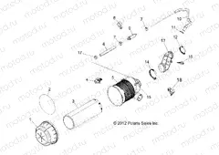 ENGINE | ENGINE, AIR INTAKE SYSTEM - R13WH50AG/AH/AR/AX (49RGRAIRBOX13500CREW)