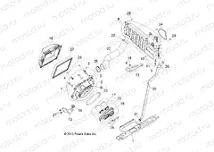 ENGINE | ENGINE, AIR INTAKE SYSTEM - R13XT9EFX (49RGRAIRBOX13RZRXP900)