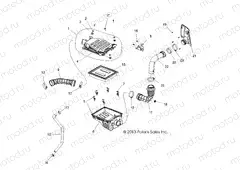 ENGINE | ENGINE, AIR INTAKE SYSTEM - R15RUA87/E87/YAA/ZAC ALL OPTIONS (49RGRAIRBOX14CREW)