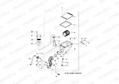 ENGINE | ENGINE, AIR INTAKE SYSTEM - R15YAV17AA/AF/BA/BF (49RGRAIRBOX15RZR170)