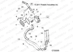 ENGINE | ENGINE, AIR INTAKE SYSTEM - R22RRS99C9/CK/CM/F9/FM/EF9/EFM/PCG (C700055)