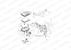 ENGINE | ENGINE, AIR INTAKE SYSTEM - Z15VHA57FJ (49RGRAIRBOX15570EU)