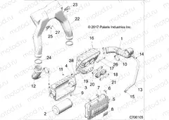 ENGINE | ENGINE, AIR INTAKE SYSTEM - Z19VGE99AK/AW/BK/BW (C700105)