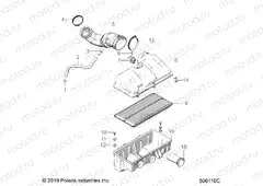 ENGINE | ENGINE, AIR INTAKE - T20AAPHD/RHB ALL OPTIONS (500110C)