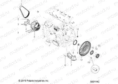 ENGINE | ENGINE, ALTERNATOR, FLYWHEEL, and STARTER - T20AAPHD/RHB ALL OPTIONS (500114C)