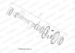 ENGINE | ENGINE, BALANCE SHAFT - A09ZN85/8X ALL OPTIONS (49ATVBALANCESHAFT09SPXP850)