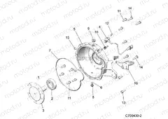 ENGINE | ENGINE, BELL HOUSING - D19BBPD4B4/BAPD4B4 (C700430-2)