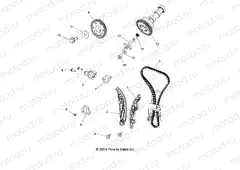 ENGINE | ENGINE, CAM CHAIN AND SPROCKET - R15RMA32FA (49ATVCAMCHAIN14SP325)