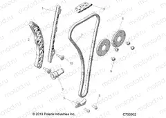 ENGINE | ENGINE, CAM CHAIN and SPROCKET - R20MAE57D7 (C700902)