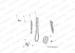 ENGINE | ENGINE, CAM CHAIN AND TENSIONER - A15SVA85AD (49ATVCAMCHAIN15850SP)
