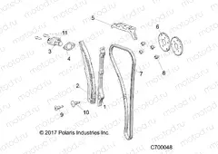 ENGINE | ENGINE, CAM CHAIN AND TENSIONER - R19RRU99/A/B (C700048)