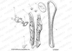 ENGINE | ENGINE, CAM CHAIN AND TENSIONER - R21T6U99AP/AG/BP/BG (C700597)
