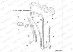 ENGINE | ENGINE, CAM CHAIN AND TENSIONER - Z22ASE99A5/B5(C700106-1)
