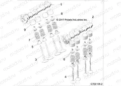 ENGINE | ENGINE, CAM SHAFTS AND VALVES - Z20S1E99NG (C700106-2)