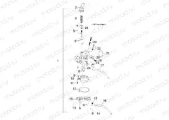 ENGINE | ENGINE, CARBURETOR - A13FA09AA (49ATVCARB09OUT90)