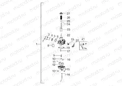 ENGINE | ENGINE, CARBURETOR - A13PB20AF (49ATVCARB08PHX)