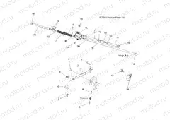 ENGINE | ENGINE, CARBURETOR MOUNTING and FUEL LINES - A13MH50FF/FJ/FU (49ATVCARBBRKT11500)