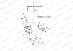 ENGINE | ENGINE, CARBURETOR MOUNTING/VENTING/FUEL LINES - A07CL50AA (4999201649920164A10)