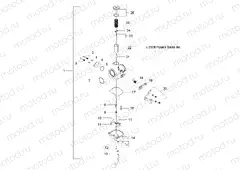 ENGINE | ENGINE, CARBURETOR - R13VA17AA/AB (49ATVCARB09RZR170)