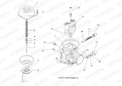 ENGINE | ENGINE, CARBURETOR, UPPER - A09BA50FA (49ATVCARBUPPER08SCRAM)
