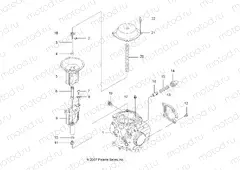 ENGINE | ENGINE, CARBURETOR, UPPER - A13EA32FA (49ATVCARBUPPER08TB)