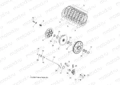 ENGINE | ENGINE, CLUTCH - A10GJ45AA (49ATVCLUTCH09OUT450)