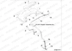 ENGINE | ENGINE, COOLING HOSES AND SHROUDS - Z20S1E99AG/AK/BG/BK (C700107-1)