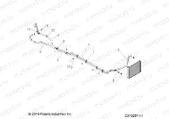 ENGINE | ENGINE, COOLING, HOSES - D20BEPD4B4 (C700431-1)