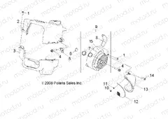 ENGINE | ENGINE, COOLING - R13VA17AA/AB (49RGRCOOL10RZR170)