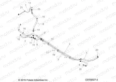 ENGINE | ENGINE, COOLING ROUTING ENGINE - Z23G4E92AL/BL (0703027-3)