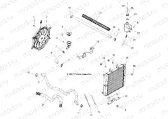 ENGINE | ENGINE, COOLING SYSTEM - A10DH50AX/AZ (49ATVCOOL08SPX25)