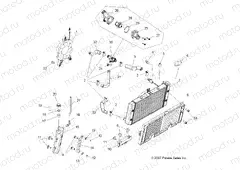 ENGINE | ENGINE, COOLING SYSTEM - A10GJ45AA (49ATVCOOL09OUT525)