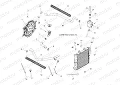 ENGINE | ENGINE, COOLING SYSTEM - A11MH50FF (49ATVCOOL11SP500)