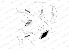 ENGINE | ENGINE, COOLING SYSTEM - A13MH50FF/FJ/FU (49ATVCOOL12SP400)