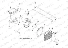 ENGINE | ENGINE, COOLING SYSTEM - A13NA32AA (49ATVCOOL10TBLZR)