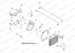 ENGINE | ENGINE, COOLING SYSTEM - A13NA32FA (49ATVCOOL10TBLZRI)