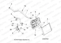 ENGINE | ENGINE, COOLING SYSTEM - A20SGE95AK (C101721)