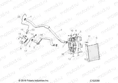 ENGINE | ENGINE, COOLING SYSTEM - A20SGE95AK (C102089)