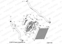 ENGINE | ENGINE, COOLING SYSTEM - A23SXZ95AK (C0211194)