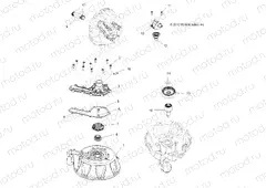 ENGINE | ENGINE, COOLING SYSTEM and WATER PUMP - A15SXE85FI (49ATVWATERPUMP13SPXP850)