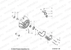 ENGINE | ENGINE, COOLING SYSTEM and WATER PUMP - A21SXN85A4 (C101431-26)